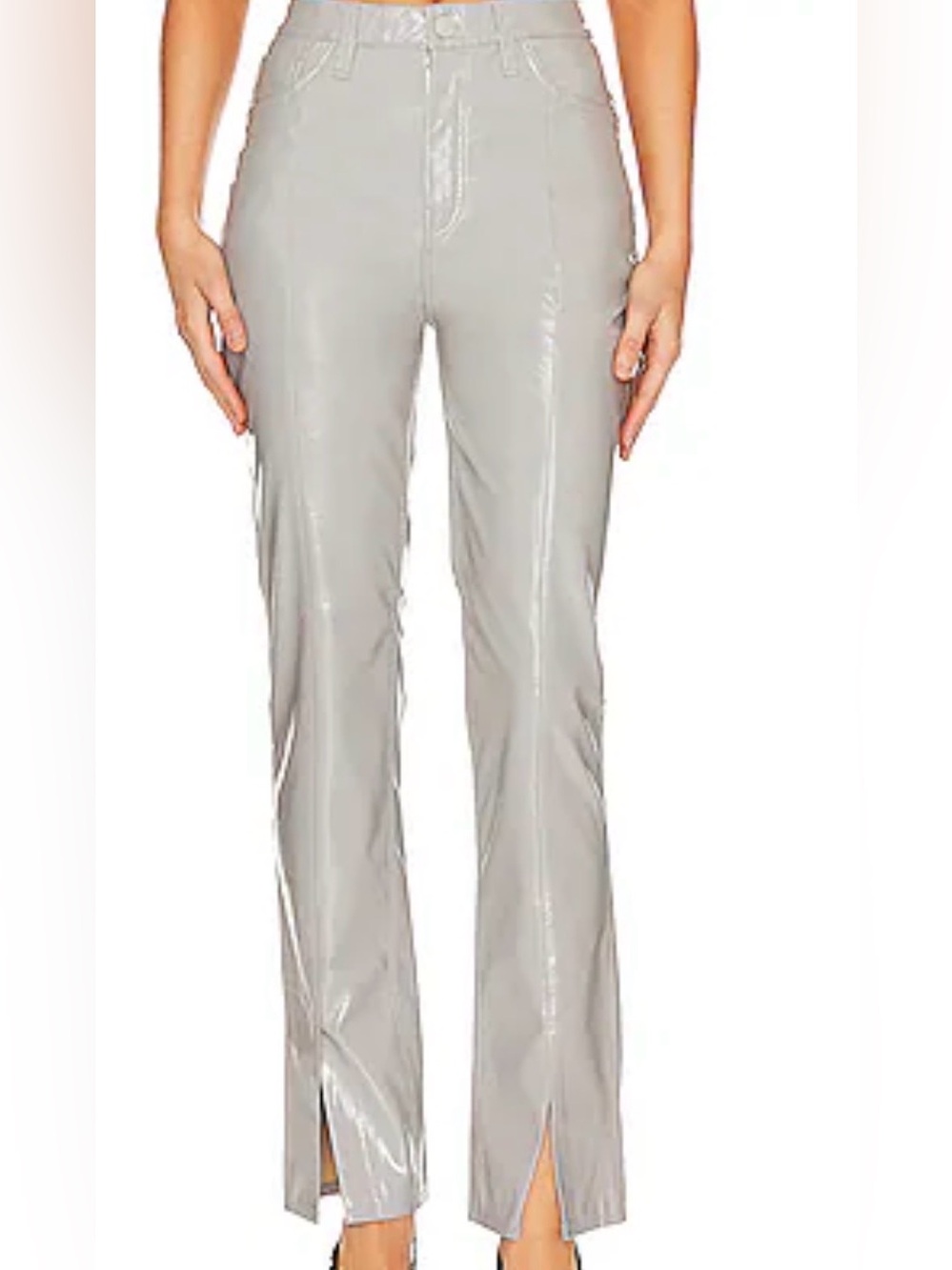 Hudson Jeans Glossy Gray Pants
